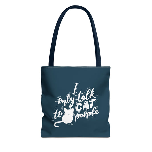 The Blue Cat Lover Tote